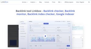 Linkbox website screenshot