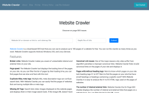 Website Crawler  website screenshot