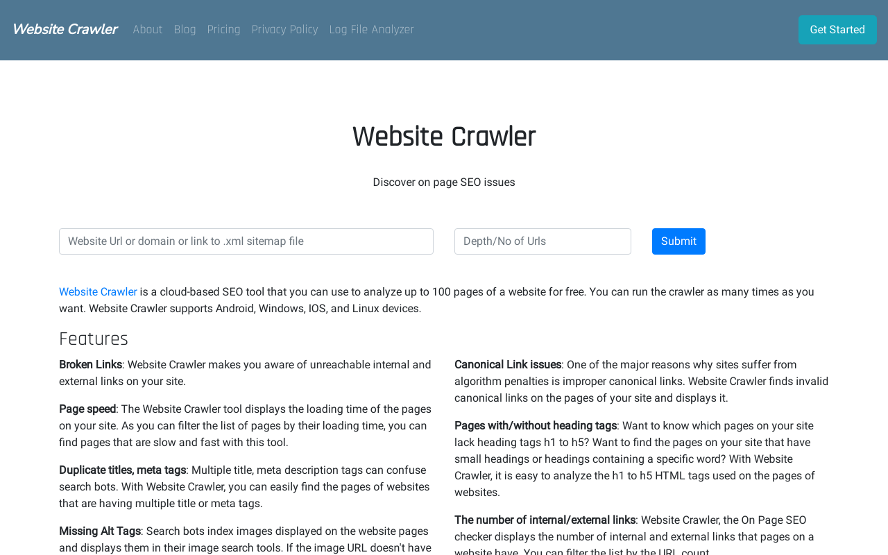 Website Crawler