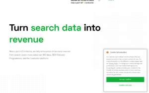 Searchmetrics  website screenshot